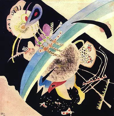 Study for Circles on Black Wassily Kandinsky